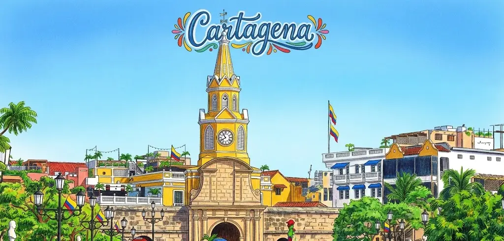 Vista panorámica de Cartagena, Bolívar